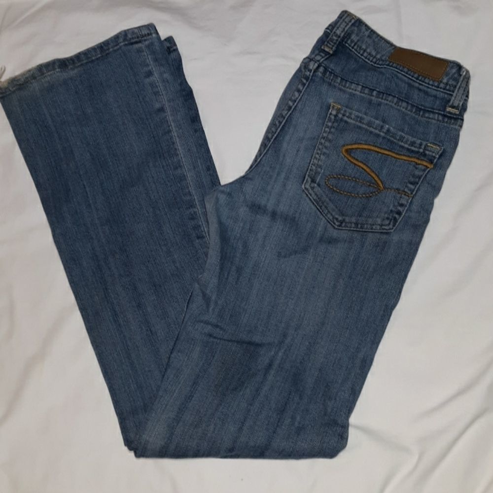 Faded Seven7 Classic Flare‎ Jeans Low Rise/Waist 29